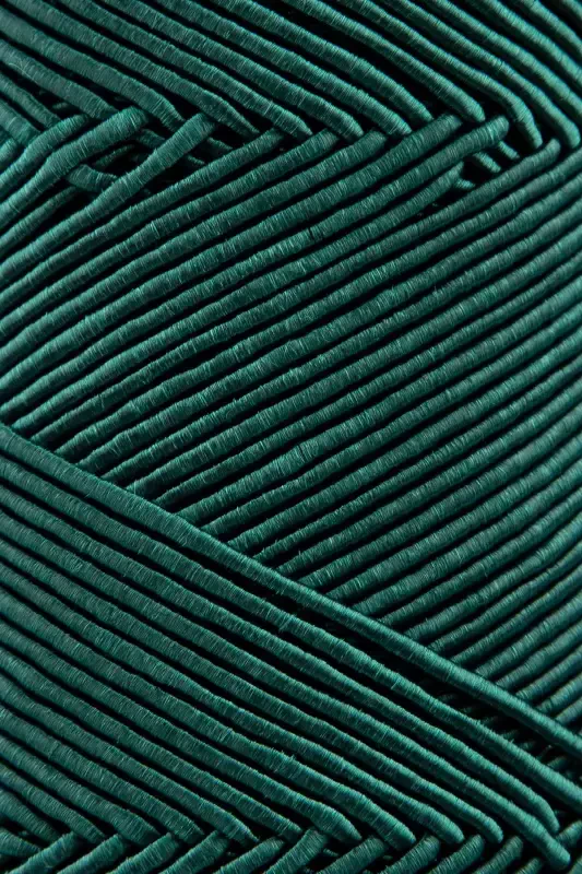 Premium Chic&Easy 200 gr Slim Supra İpi Mumlu İp Makrome İp Runner İpi Pase İpYeşil-Yeşil - 2