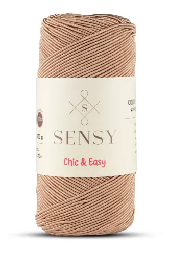 Premium Chic&Easy 200 gr Slim Supra İpi Mumlu İp Makrome İpi Çanta İpi Makrome İp Vizon-Vizon - 1