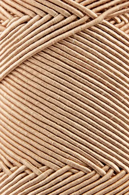 Premium Chic&Easy 200 gr Slim Supra İpi Mumlu İp Runner İpi Çanta İpi Pase İpSütlüKahve-Sütlü Kahve - 2