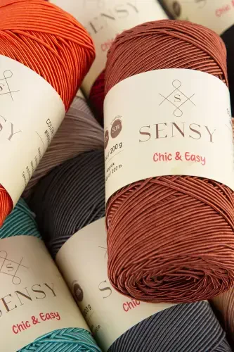 Premium Chic&Easy 200 gr Slim Supra Makrome İpi Mumlu İp Runner İpi Çanta İpi Pase İp Turuncu-Turuncu - 5