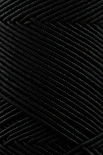 Premium Chic&Easy 200 gr Slim Supra Yarn Waxed Cord Macrame Yarn Bag Yarn Macrame Yarn Black-Black - SENSY (1)