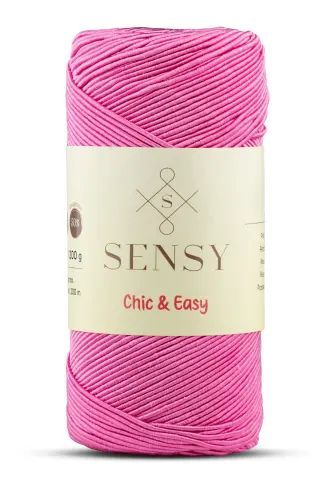 Premium Chic&Easy 200 gr Slim Supra Yarn Waxed Yarn Runner Yarn Bag Yarn Pase Yarn Macrame Yarn Pink-Pink 