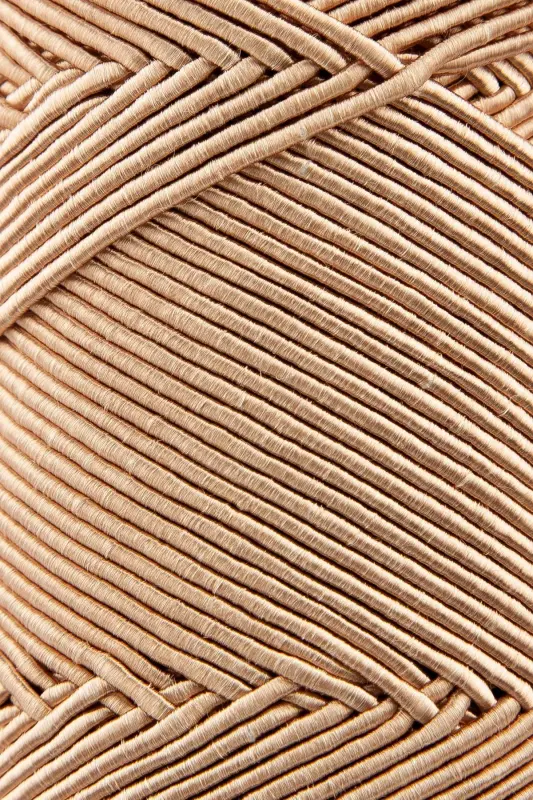 Premium Chic&Easy 200 gr Slim Supra Yarn Waxed Yarn Runner Yarn Bag Yarn Pase Yarn MilkCoffee-MilkCoffee - 2