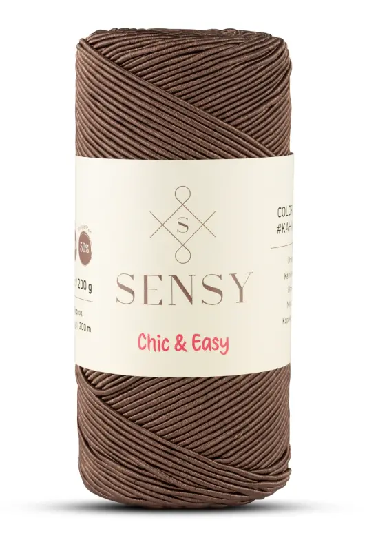 Premium Chic&Easy 200 gr Supra Ip Mumli Ip Runner Ip Çanta Ip Pase Ip Makrome Ip Kahverengi-Kahverengi - SENSY