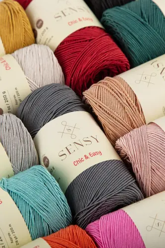 Premium Chic&Easy 200 gr Supra Yarn Macrame Yarn Waxed Yarn Runner Yarn Pasa Yarn Bag Yarn Rose Pink-Rose Pink - 6