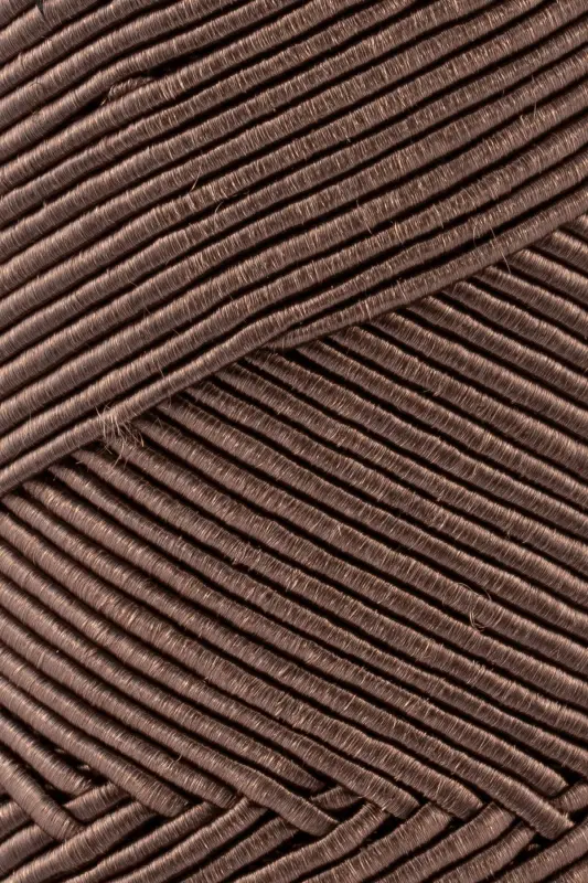 Premium Chic&Easy 200 gr Supra Yarn Waxed Yarn Runner Yarn Bag Yarn Pase Yarn Macrame Yarn Brown-Brown - 2