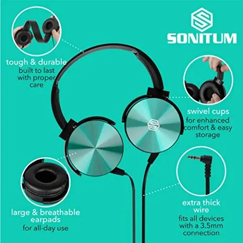 Premium Classroom Eshitish vositasi va Mikrofon toʻplami 3,5 mm Jek Stereo Ovozli Mikrofoni va Yumshoq Aylanadigan Quloq Yostiqchalari bilan Eshitish vositalari - Elektron Taʼlim, Uchrashuvlar, Qoʻngʻiroqlar uchun ideal - 5 dona toʻplam (Qora) - 4
