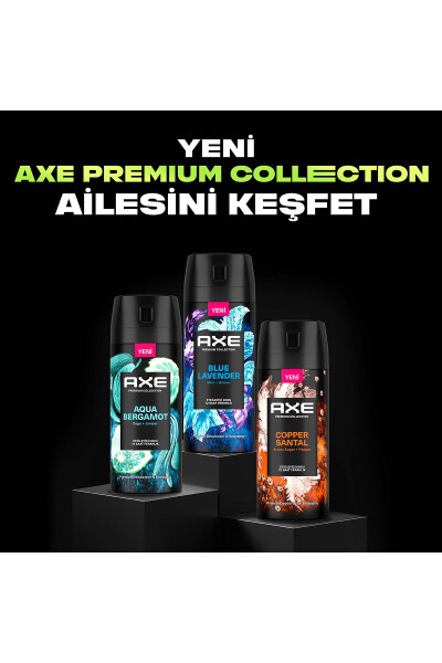 Premium Collection Erkaklar uchun Sprey Deodorant Aqua Bergamot 72 Soat Toza Havo 150 ml - 23