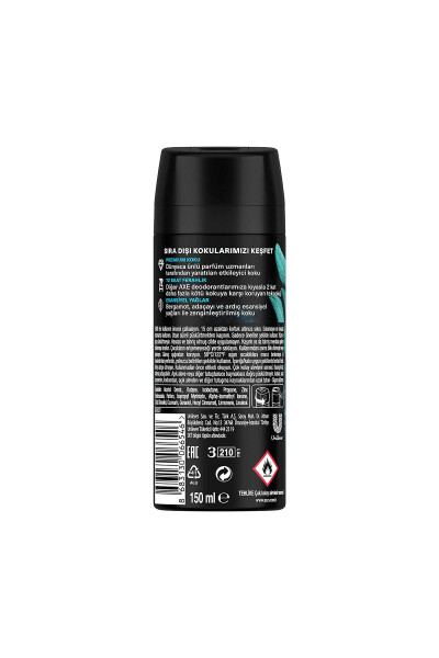 Premium Collection Erkaklar uchun Sprey Deodorant Aqua Bergamot 72 Soat Toza Havo 150 ml - 24