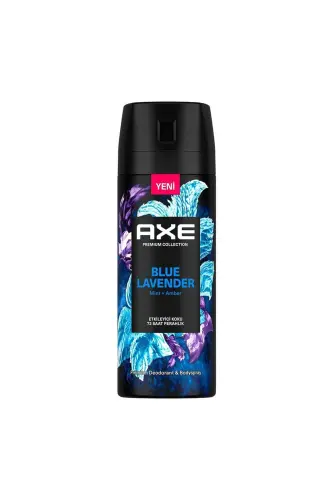 Premium Collection Men's Spray Deodorant Blue Lavender 72 Hours Freshness 150 ml - AXE (1)