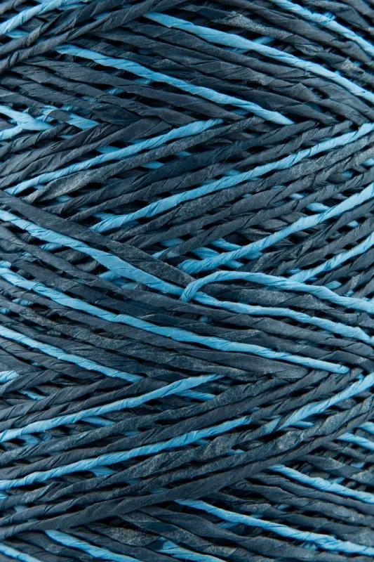 Premium Colored Marbled 170M Natural Paper Yarn, Straw Paper Yarn, Raffia, Bag, Placemat, Hat Yarn,-410 - 2