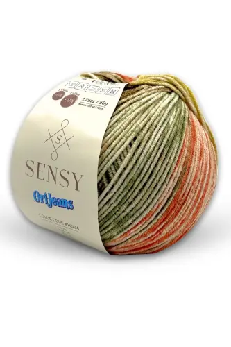 Премиум цветная пряжа для амигуруми OriJeans Punch (PA 