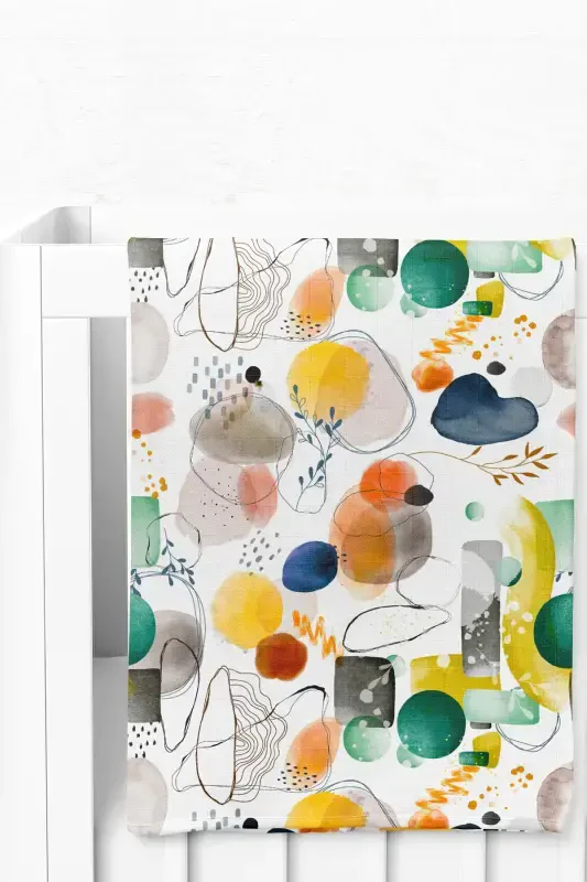 Premium Digital Print Muslin Swaddle Bohemian - 75x100 cm - Bohemian - 2