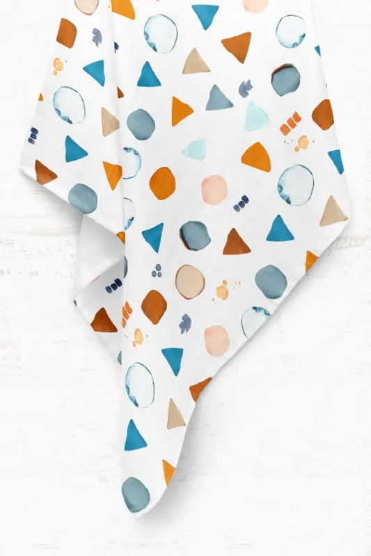 Premium Digital Print Muslin Swaddle Geo - 75x100 cm. -Geo - 4