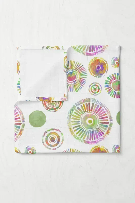 Premium Digital Printed Muslin Swaddle Maya - 75x100 cm. -Maya - 1