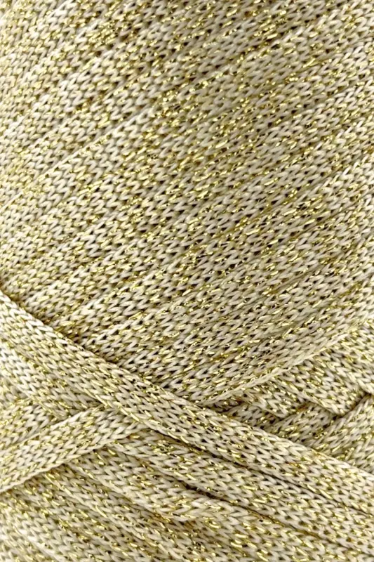 Premium Glitter Ribbon Polyester Yarn 200 gr Macrame Y - 2