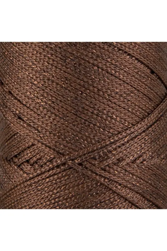 Premium Glittery 200 Gr Polyester Macrame Rope Copper 2 - 2