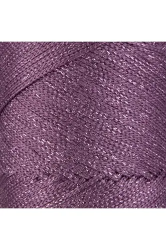 Premium Glittery 200 Gr Polyester Macrame Yarn Plum 2 Mm - 230 M Placemat Yarnandbagyarn-Plum - 2