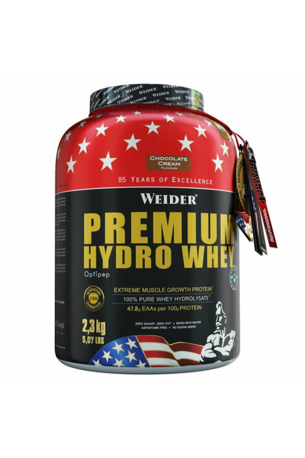 Premium Hydro Whey Protein Powder 2300g - Chocolate-Cream - 8