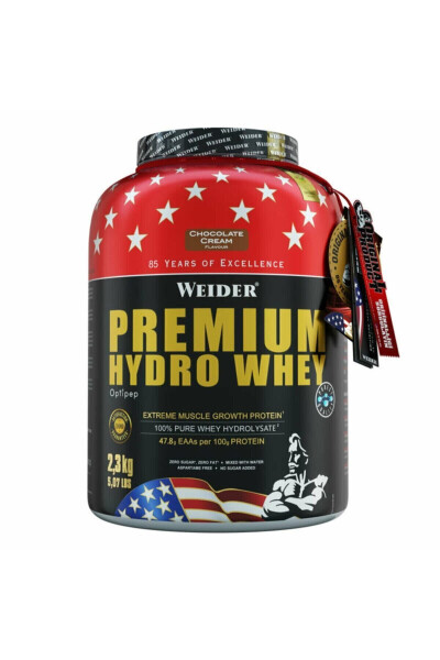 Premium Hydro Whey Protein Powder 2300g - Chocolate-Cream - 9