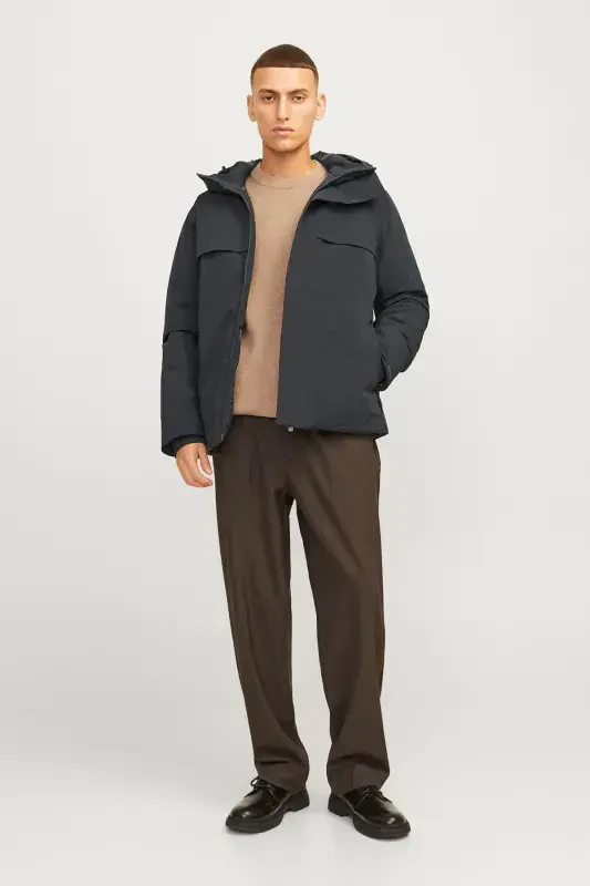 Premium Jprblawave Водонепроницаемая Куртка с Капюшоном Regular Fit Мужская КУРТКА 12259457-ТЕМНО-СИНИЙ - 2