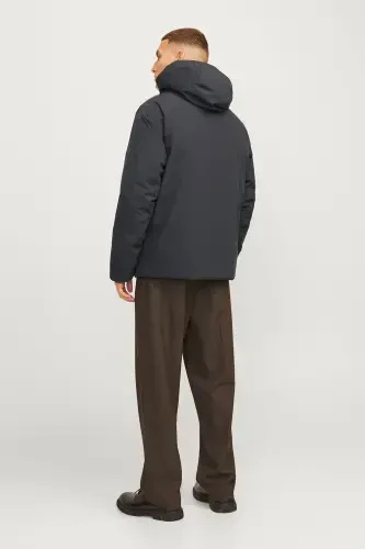 Premium Jprblawave Water Resistant Regular Fit Hooded Jacket Men's JACKET 12259457-NAVY BLUE - 4