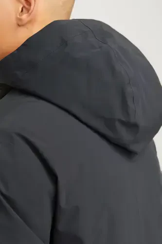 Premium Jprblawave Water Resistant Regular Fit Hooded Jacket Men's JACKET 12259457-NAVY BLUE - 5