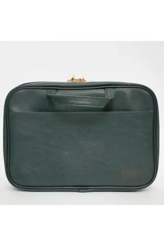 Premium Makeup Travel Bag Suitcase Organizer Cosmetic Case Luggage Inner Organizer Bag-Green - 7