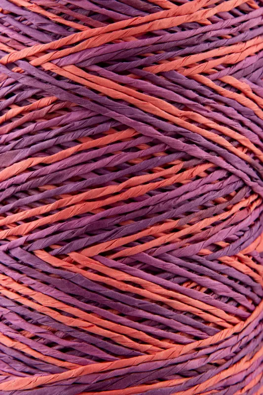 Premium Multi-Colored 170M Natural Paper Rope, Woven Paper Yarn, Raffia, Bag, Placemat, Hat Yarn,-409 - 2