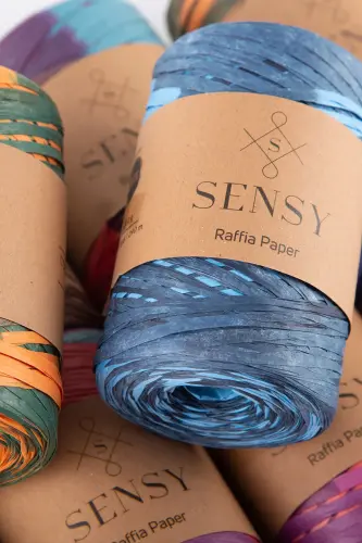 Premium Multi Colorful 290 Meters Raffia Yarn Bag Yarn Raffia Yarn Paper Yarn Placemat Yarn-409 - 4