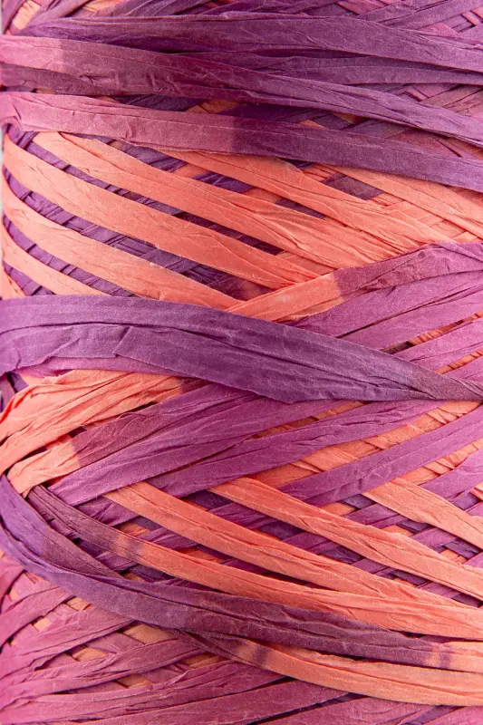 Premium Multi Очень красочный 290 метров Рафия Веревка Сумка Веревка Raffia Веревка Бумажная Веревка Supla Веревка-409 - 2