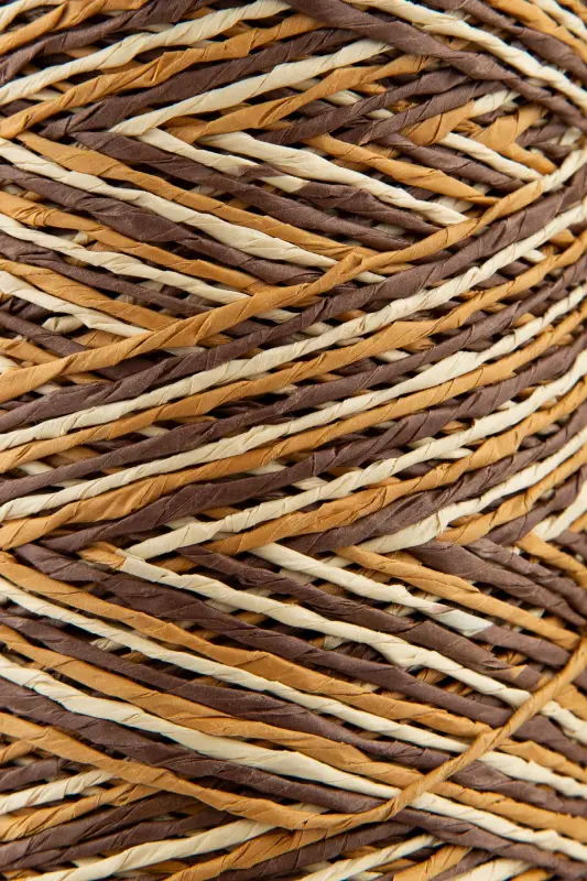 Premium MultiEbruli 170M Doğal Kağıt İp, Hasır Kağ - 6