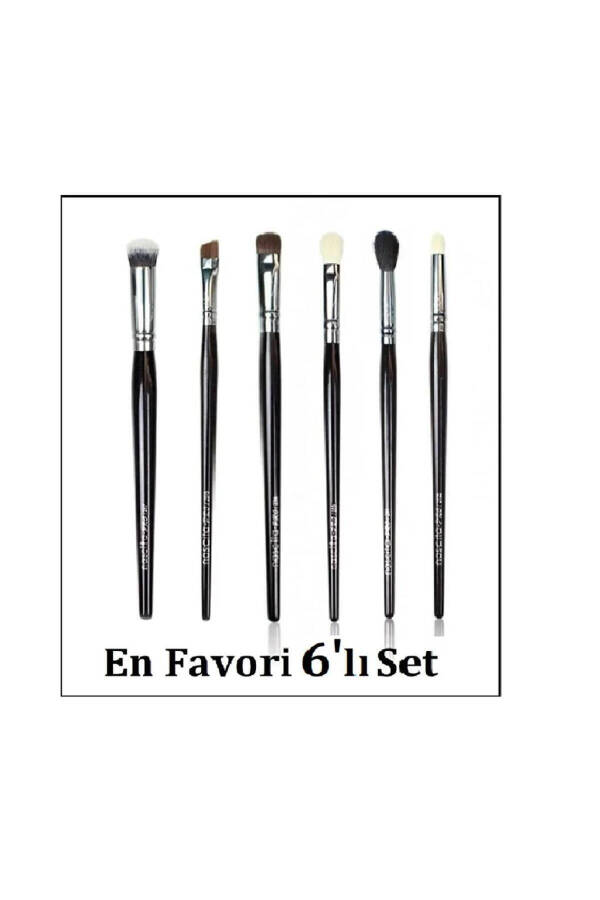 Premıum NasBrushSet110 Makyaj Fırça Seti 6'lı - 2