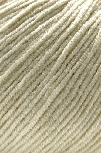 Premium OriJeans Amigurumi İpi Punch (PANÇ) Baby Soft Cotton 50 gr Örgü İp Ekru-Ekru - 2