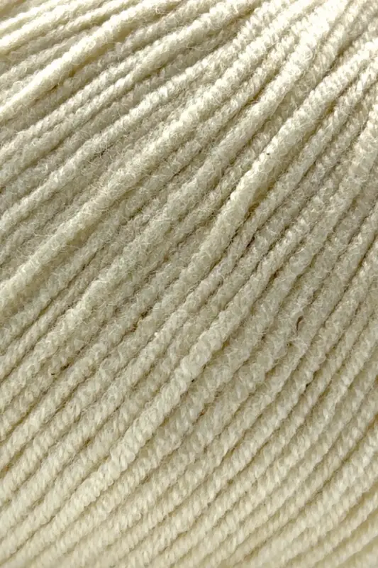 Premium OriJeans Amigurumi İpi Punch (PANÇ) Baby Soft Cotton 50 gr Örgü İp Ekru-Ekru - 2