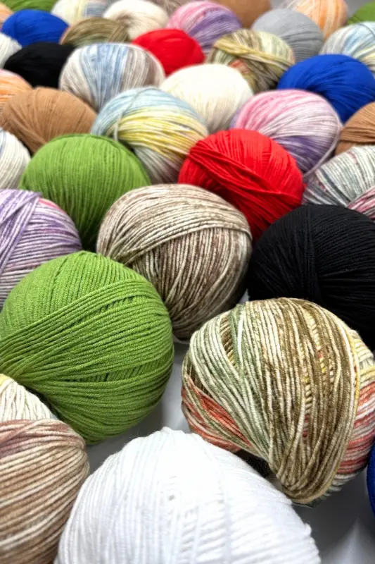 Premium OriJeans Ebruli Amigurumi İpi Punch (PANÇ) Baby Soft Cotton 50 gr Örgü İpliği Mor Gün Batımı-Mor Gün Batımı - 5