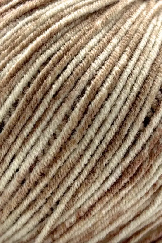 Premium Orijeans Renkli Amigurumi Ipliği Punch (PANÇ) Baby Soft Cotton 50 gr Jeans Örgü Ipi Toprak-Toprak - 3