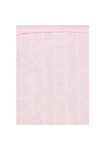 Premium Quality Hair Braid Knitted Baby Swaddle Blanket-PINK - CNGZSHOP (1)