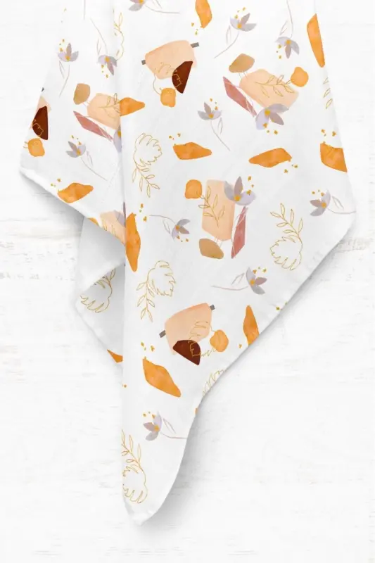 Premium Raqamli Bosma Muslin Mato Boho - 75x100 sm. -Boho - 4