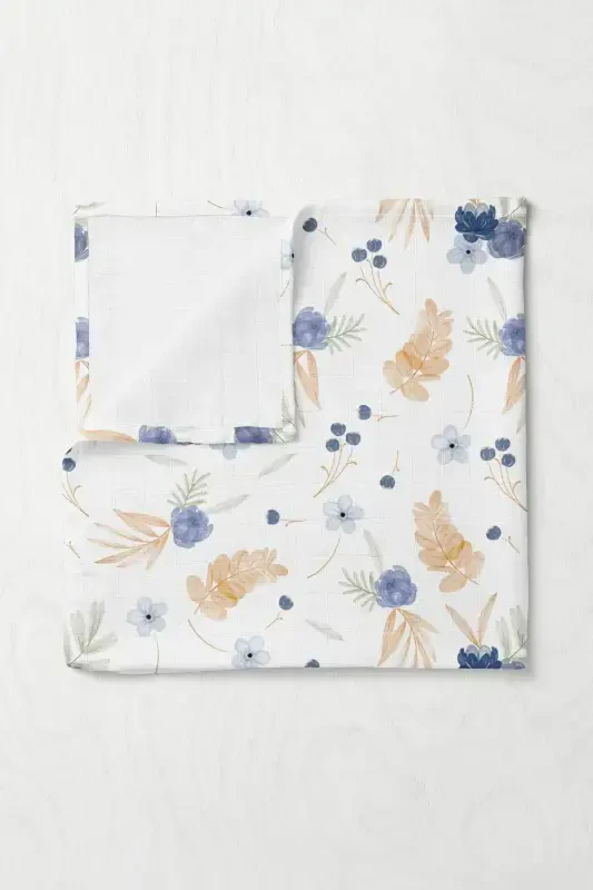 Premium Raqamli Bosma Muslin Mato Mina - 75x100 sm. -Mina - 1