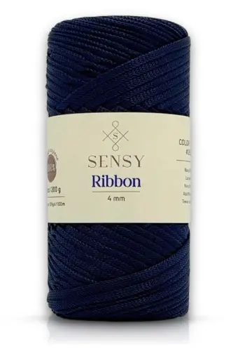 Premium Ribbon Polyester Makrome Ip 200 gr Polyester Ribbon Makrome Ipi Lacivert - Lacivert - 1