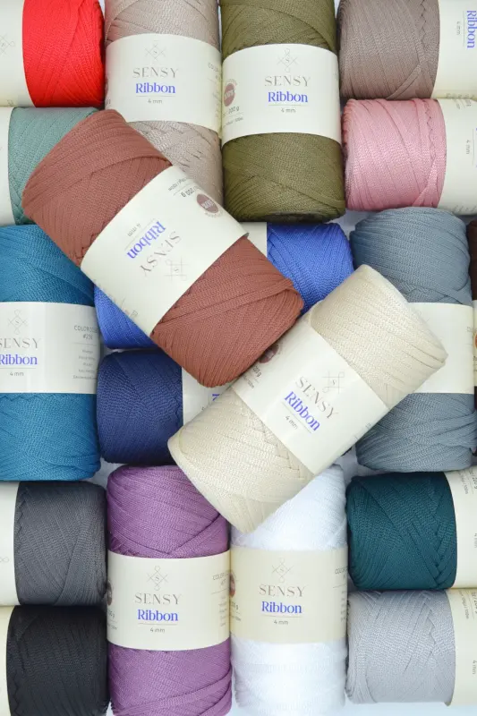Premium Ribbon Polyester Makrome Ip 200 gr Polyester Ribbon Makrome Ipi Lacivert - Lacivert - 5