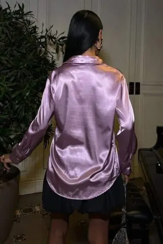 Premium Satin Shirt 3438 - 4