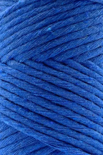 Premium Scanned Macrame Macrame Hobby Rope Saks Blue - 2