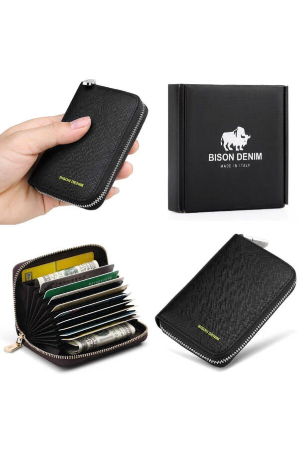 Premium Series Real Leather Short Men's Wallet Cardholder - 5