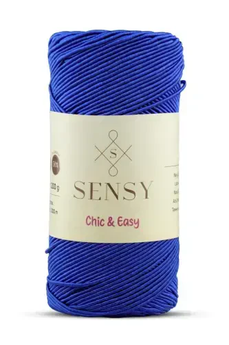 Premium Chic&Easy 200 gr Mumlu İp Slim Supra İpi Çanta İpi Supla İpiPase İp Saks Mavisi-Saks Mavisi - 1