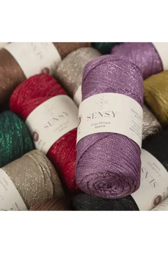 Premium Simli 200 Gr Polyester Makrome Ipi Siyah 2 Mm - 230 M Supla Ipveçantaipliği-Siyah - 5