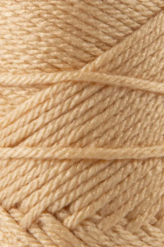Premium Super Soft Saver El Örgü Ipi Hırka Kazak Ip Şal Bere Ipliği Battaniye Ipi Koyu Krem - Koyu Krem - 3