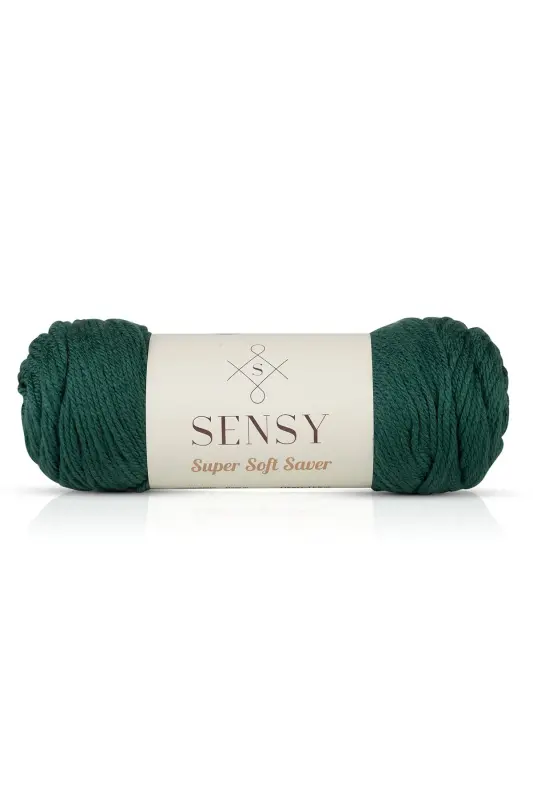 Premium Super Soft Saver El Örgü Ipi Hırka Kazak Ip Şal Bere Ipliği Ev Dekorasyon Ipi Yeşil - Yeşil - 1