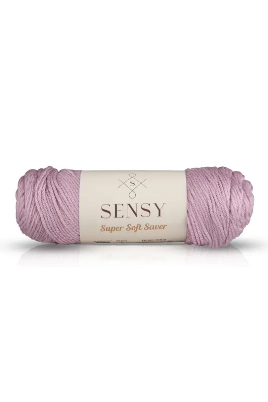 Premium Super Soft Saver Hand Knitting Yarn Cardigan Sweater Yarn Scarf Beanie Yarn Home Decoration Yarn Lila-Lila - 1